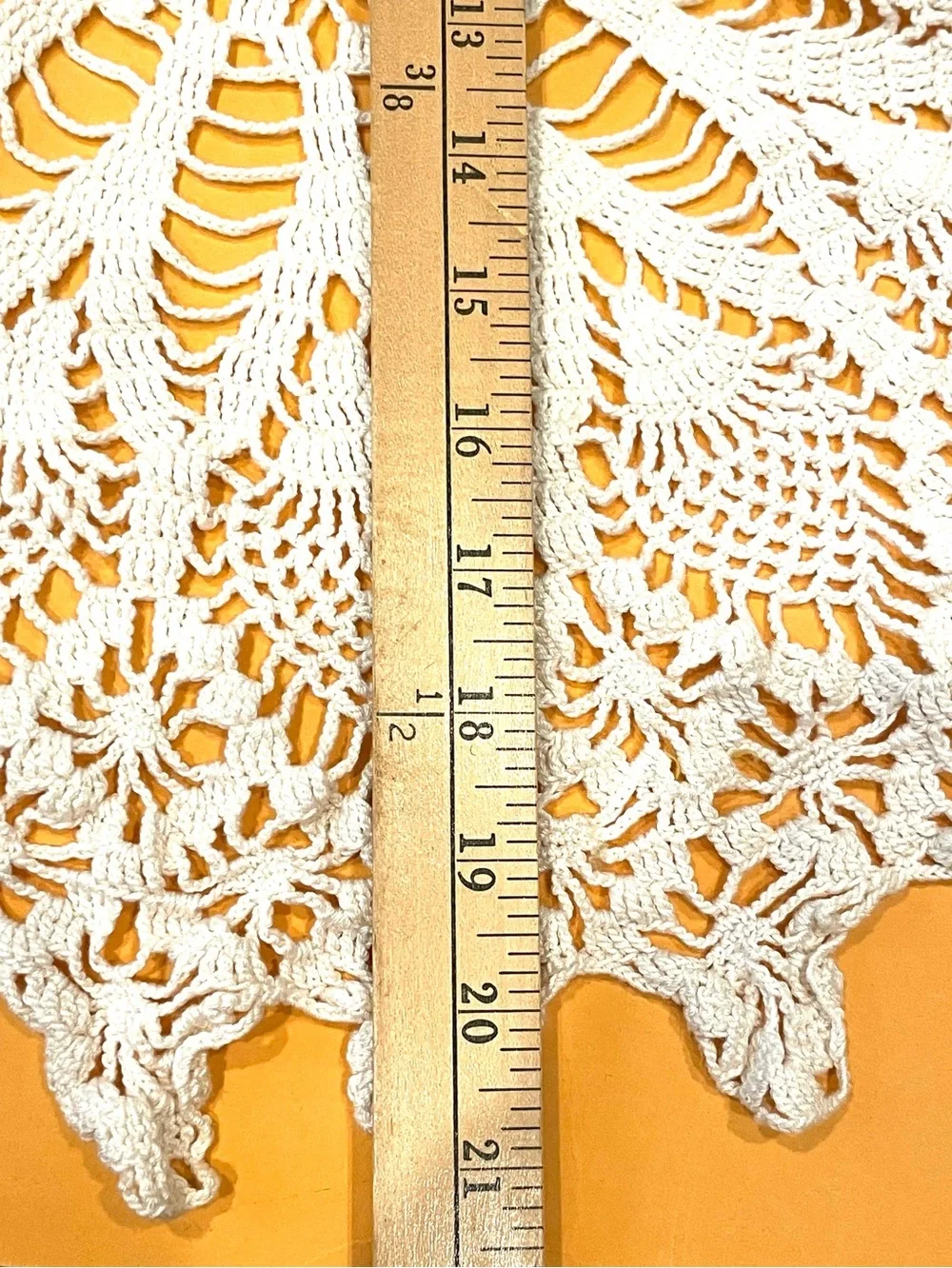 21” Vintage Handmade Doily